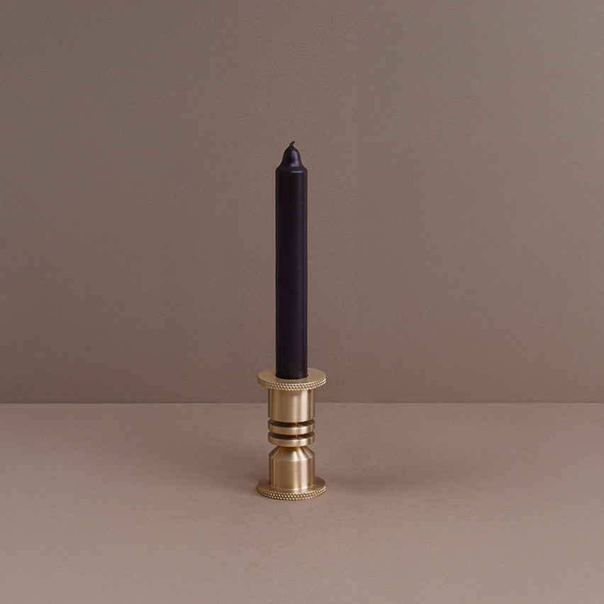 Nova Brass Candle Holder