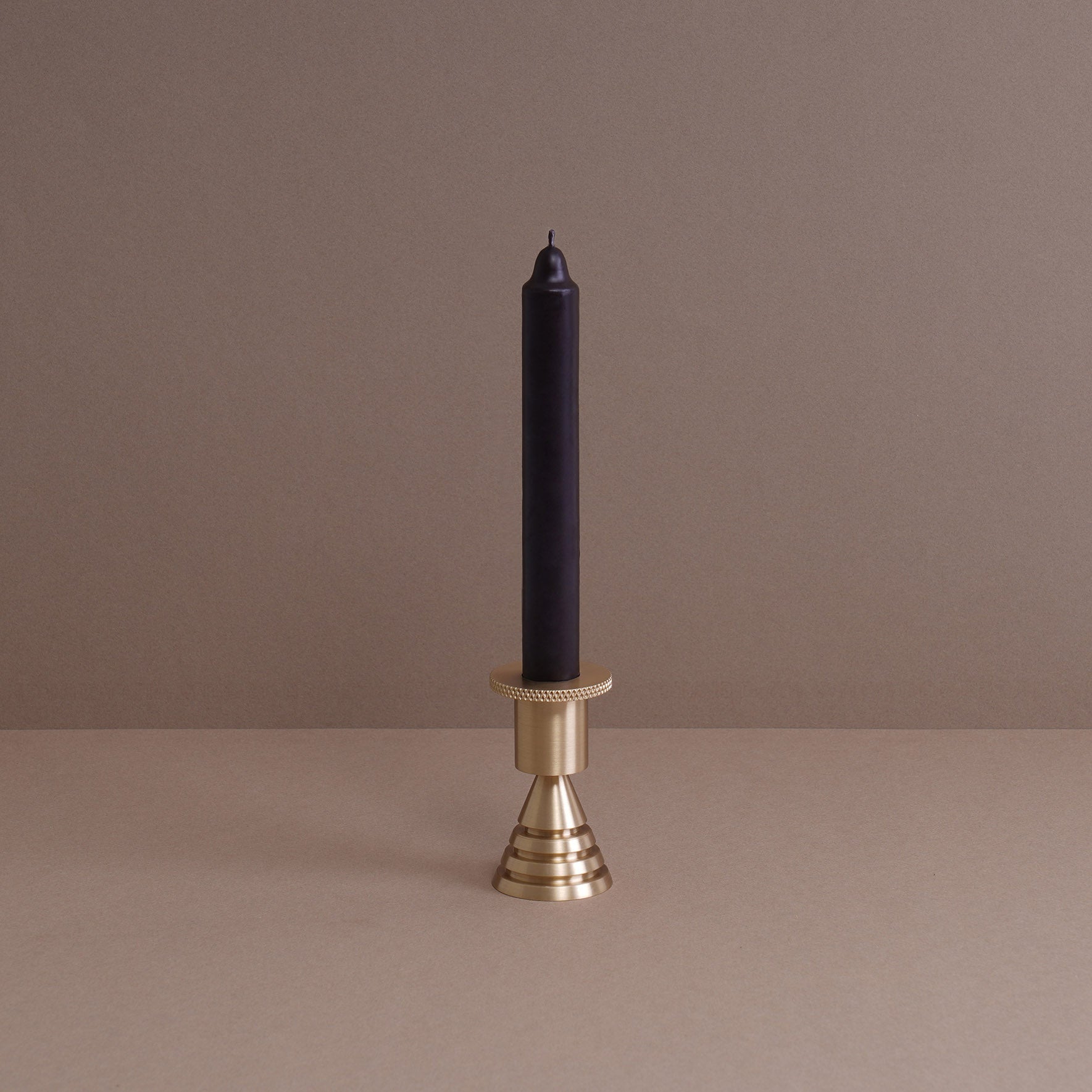 Nova Brass Candle Holder