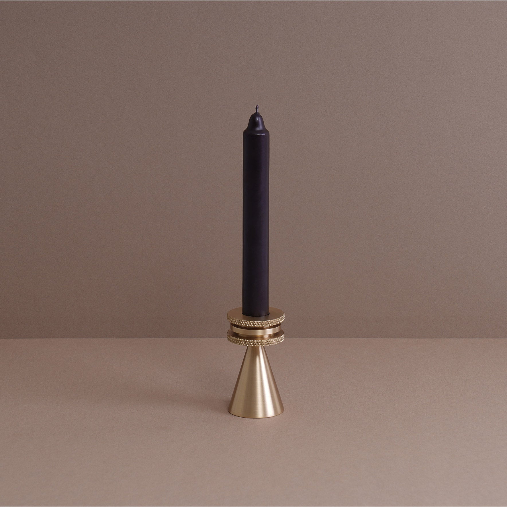 Nova Brass Candle Holder